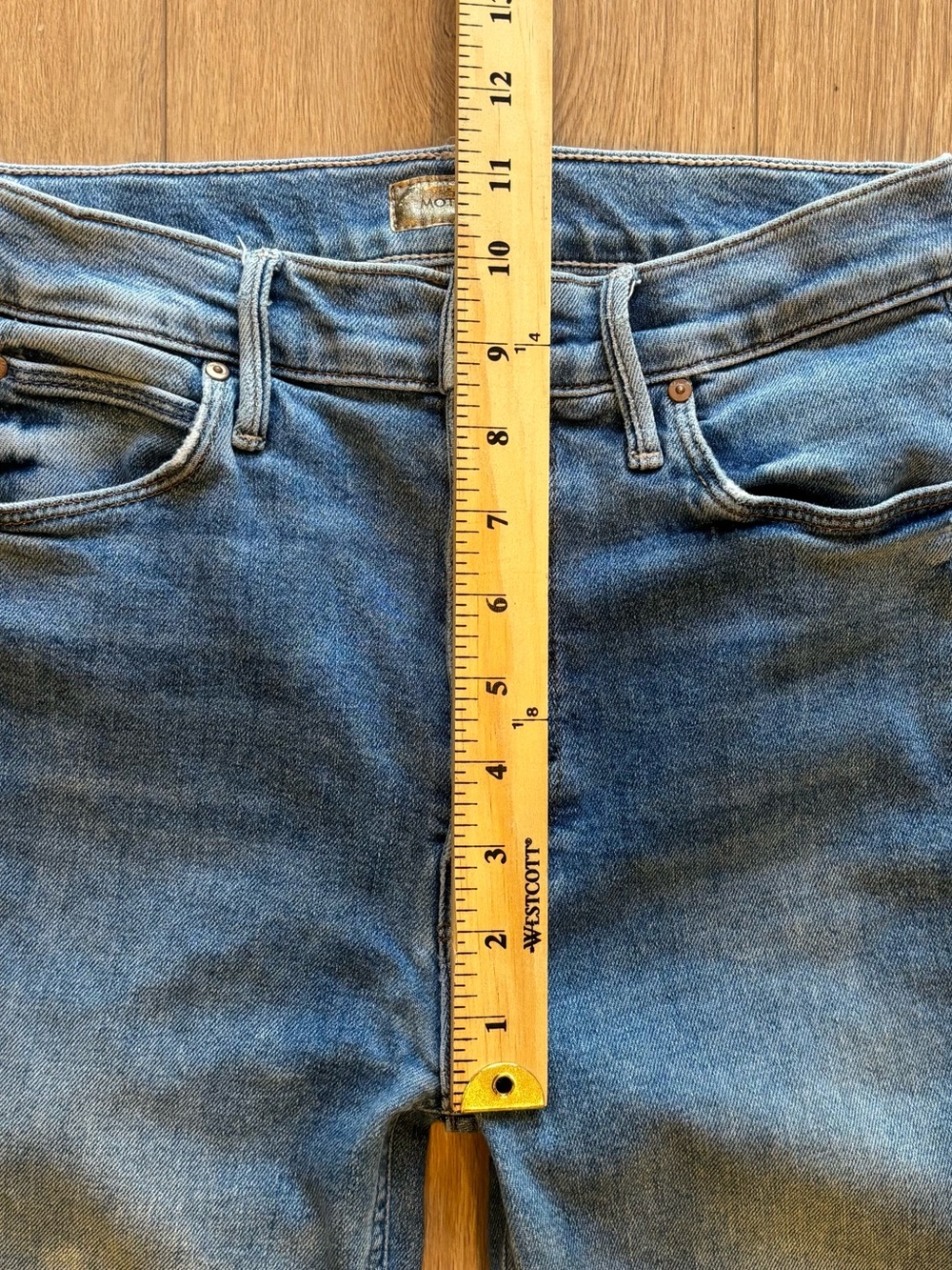 MOTHER The Pixie Dazzler Ankle Fray Shoot To Thrill Size 26 - Picture 15 of 16
